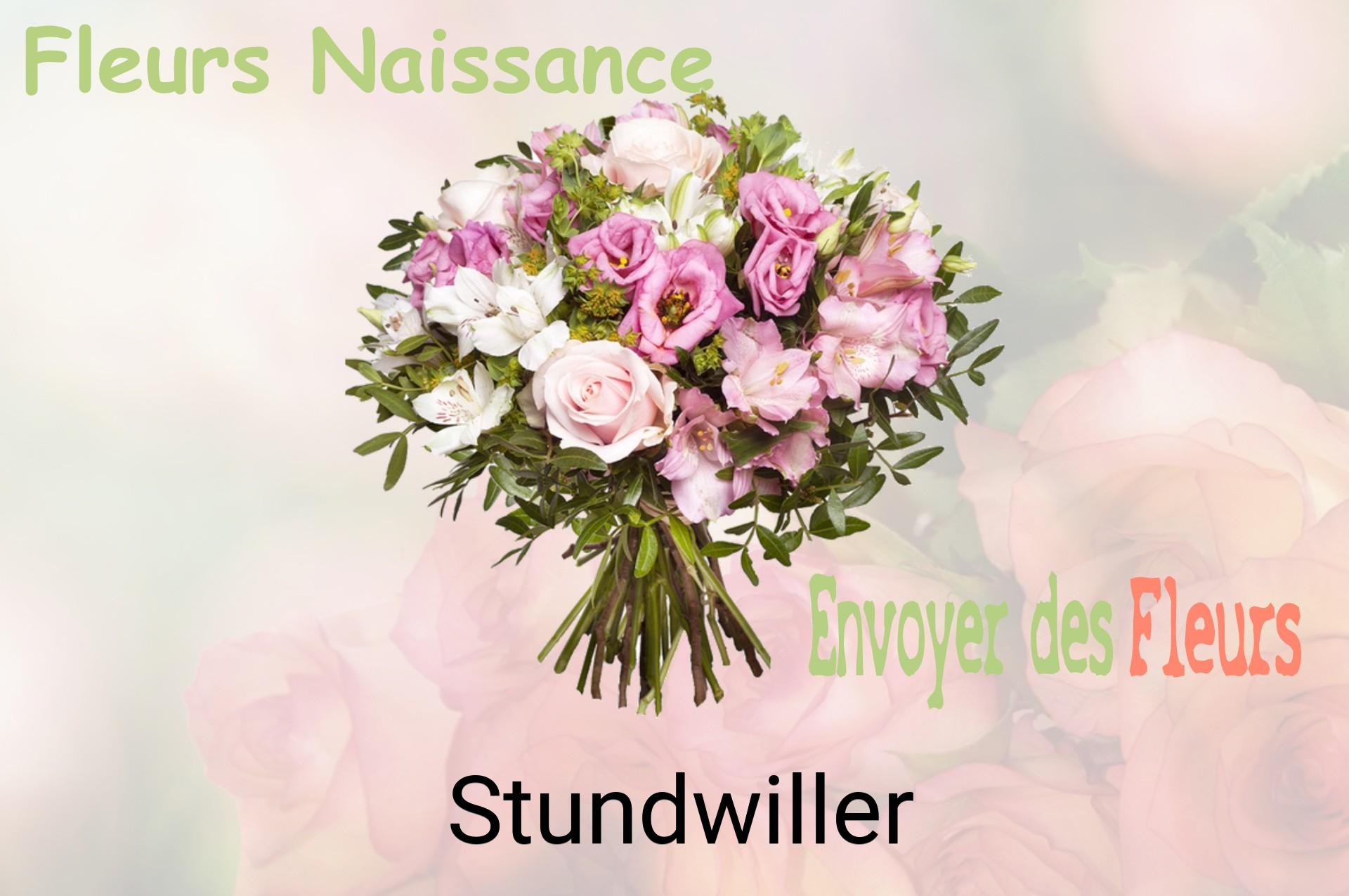 Bouquet de fleurs de naissance livré à Stundwiller